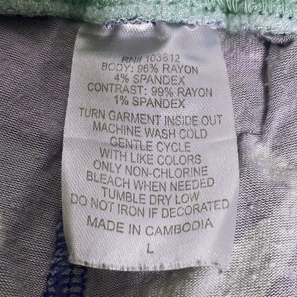 Cute Ocean / Marine Themed Pajama Shorts - M/L - Picture 3 of 3